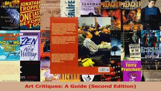 Read  Art Critiques A Guide Second Edition Ebook Free