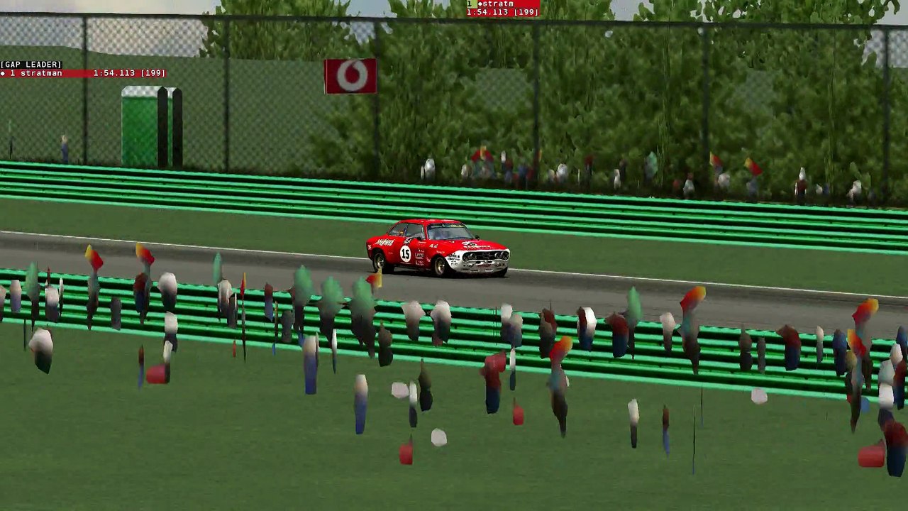 Alfa Romeo GTAm en Vallelunga