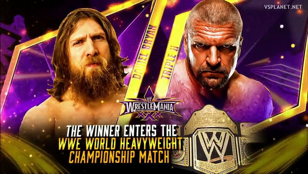 wwe wrestlemania 30 matches list