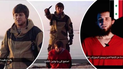 Скачать видео: ISIS video: footage released shows beheading of alleged Russian spy