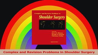 Complex and Revision Problems in Shoulder Surgery Download
