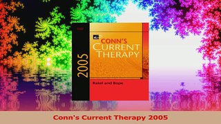 Conns Current Therapy 2005 Read Online