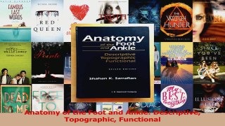PDF Download  Anatomy of the Foot and Ankle Descriptive Topographic Functional PDF Online