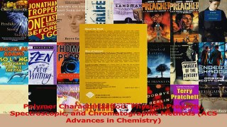 Read  Polymer Characterization Physical Property Spectroscopic and Chromatographic Methods ACS Ebook Online
