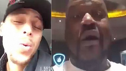 Stephen Curry and Shaq Lip-Sync Ed Sheeran’s “Sing” for Guitar Hero