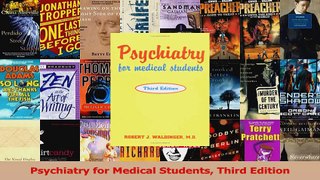 Psychiatry for Medical Students Third Edition PDF