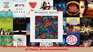 Download  Worship Solos for Singers Low Voice Edition with CD of Piano Accompaniments PDF Free