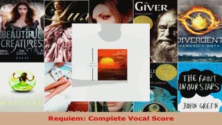 Read  Requiem Complete Vocal Score EBooks Online