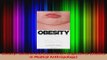 PDF Download  Obesity Cultural and Biocultural Perspectives Studies in Medical Anthropology PDF Full Ebook