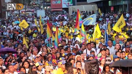 Así fue el primer día del cierre de campaña de la MUD