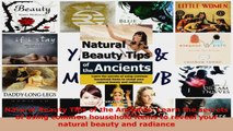 Read  Natural Beauty Tips of the Ancients Learn the secrets of using common household items to EBooks Online