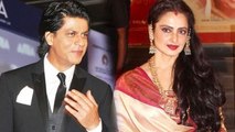 OMG! Shahrukh Khan Talks DIRTY With Rekha @ Filmfare Awards 2015