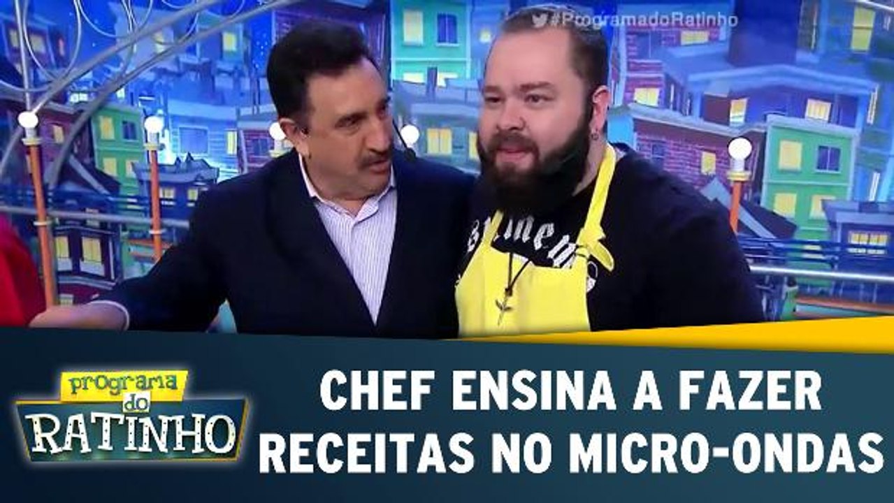 Ratinho Gourmet: Chef ensina a fazer receitas no micro-ondas