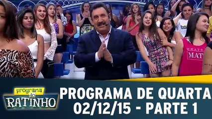 Programa do Ratinho 02.12.15 - Quarta - Parte 1