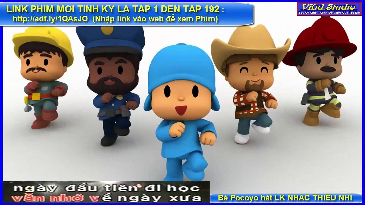 Be Pocoyo hat - Ngay au Tien i Hoc - Nhac Thieu Nhi Hay