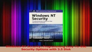 Download  Windows NT Security Programming EasyToUse Security Options with 35 Disk PDF Online