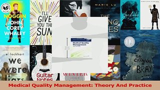 PDF Download  Medical Quality Management Theory And Practice PDF Full Ebook
