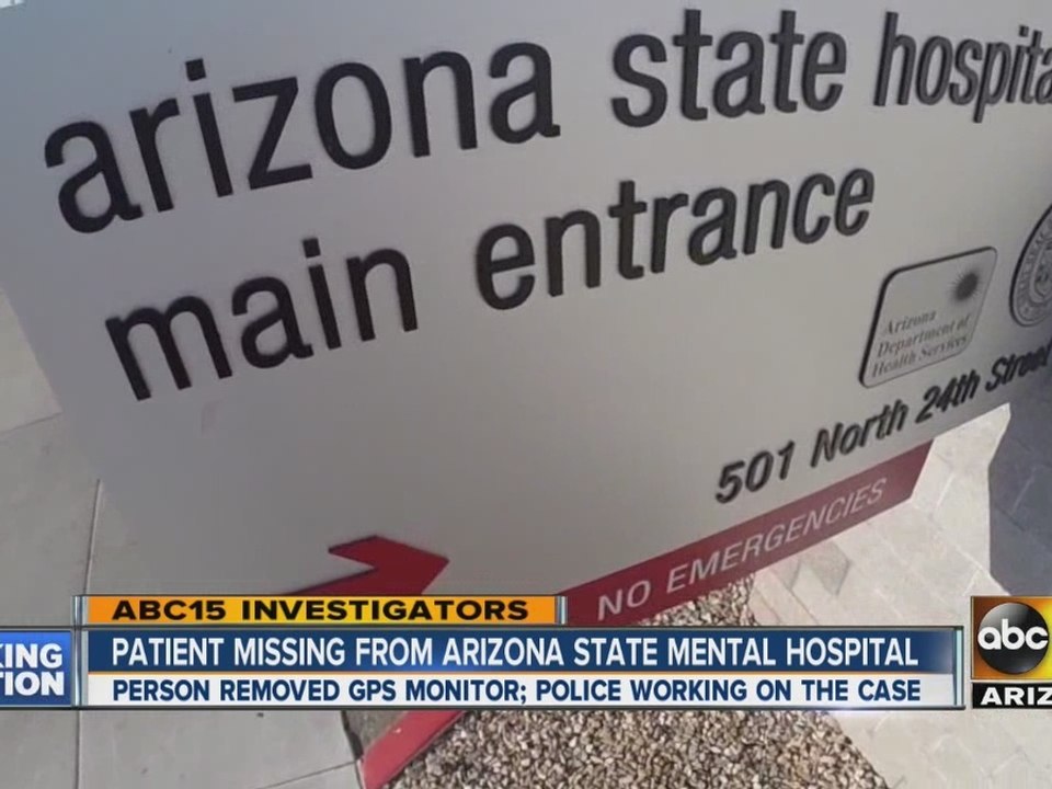 Patient missing from Arizona State Mental Hospital