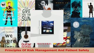 PDF Download  Principles Of Risk Management And Patient Safety PDF Full Ebook