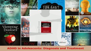Read  ADHD in Adolescents Diagnosis and Treatment PDF Free