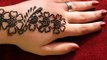 Simple Mehendi/Henna design - mehndi on back of Hand-Diwali - simple mehndi design video