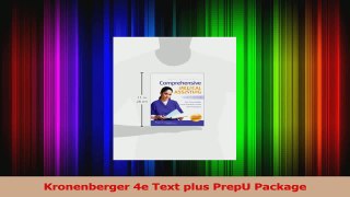 Read  Kronenberger 4e Text plus PrepU Package Ebook Free