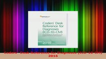 PDF Download  Coders Desk Reference for Diagnoses ICD10CM 2016 PDF Online