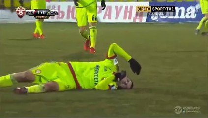 1-0 Alikhan Shavayev Goal Russia  Premier Liga - 03.12.2015, Amkar Perm 1-0 CSKA Moscow