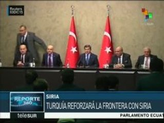 Turquía asegura que incrementará controles fronterizos con Siria