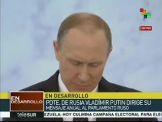 Putin dice que situación financiera rusa es complicada pero no crítica