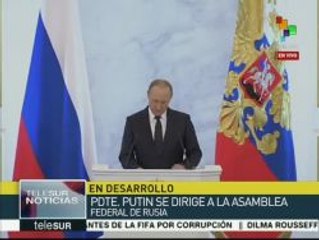 Putin dirige su mensaje anual al Parlamento ruso