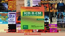 Read  ICD9CM Coding Handbook with Answers 2010 Revised Edition ICD9CM Coding Handbook Ebook Free