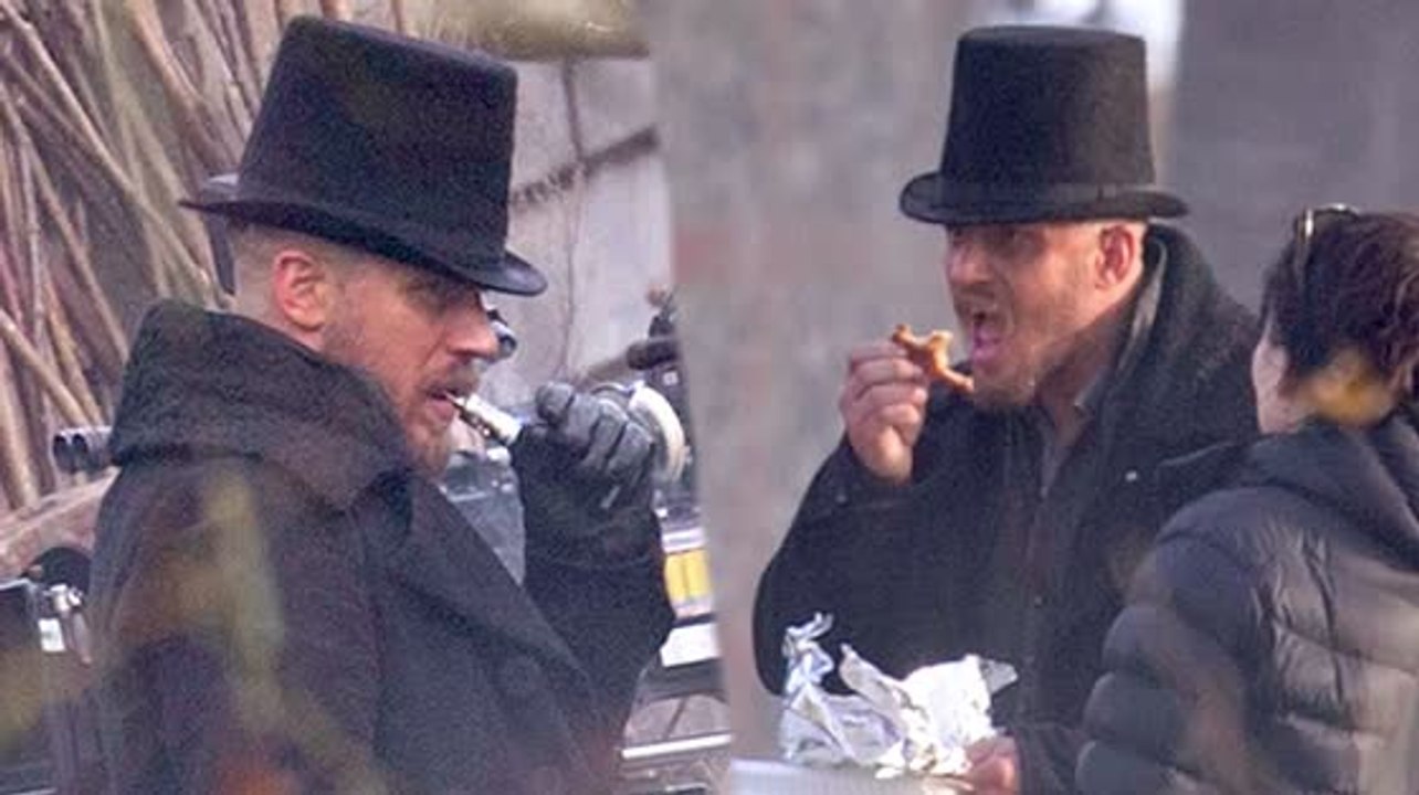 Tom Hardy Raucht und isst zwischen den Aufnahmen