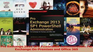 Download  Pro Exchange 2013 SP1 PowerShell Administration For Exchange OnPremises and Office 365 PDF Online