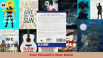 Read  Earl Mindells Diet Bible EBooks Online