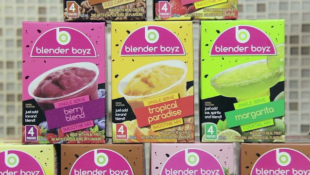 Prepare Blender Boyz Drink Mixes or Smoothie Mix in Under A Minute