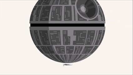 Tous les engins de STAR WARS classés du plus petit au plus grand.