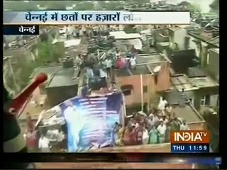 Heavy Rain in Chennai Video from Airplane