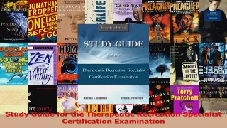 Download  Study Guide for the Therapeutic Recreation Specialist Certification Examination Ebook Free