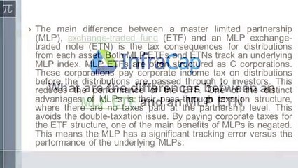 What are the differences between an MLP ETF and an MLP ETN