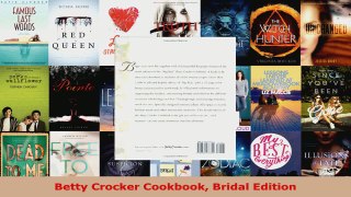 Read  Betty Crocker Cookbook Bridal Edition Ebook Free