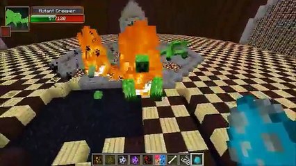 THUNDER SPIDER VS ORE BOSS - Minecraft Mob Battles - Mods