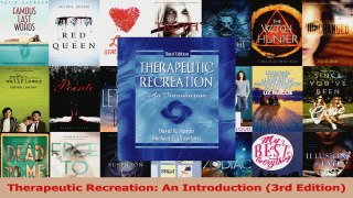 Read  Therapeutic Recreation An Introduction 3rd Edition PDF Online