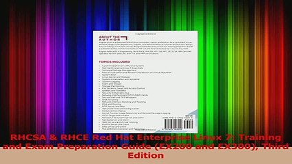 Read  RHCSA  RHCE Red Hat Enterprise Linux 7 Training and Exam Preparation Guide EX200 and Ebook Free