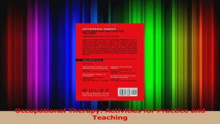 Read  Occupational Therapy Activities for Practice and Teaching Ebook Online