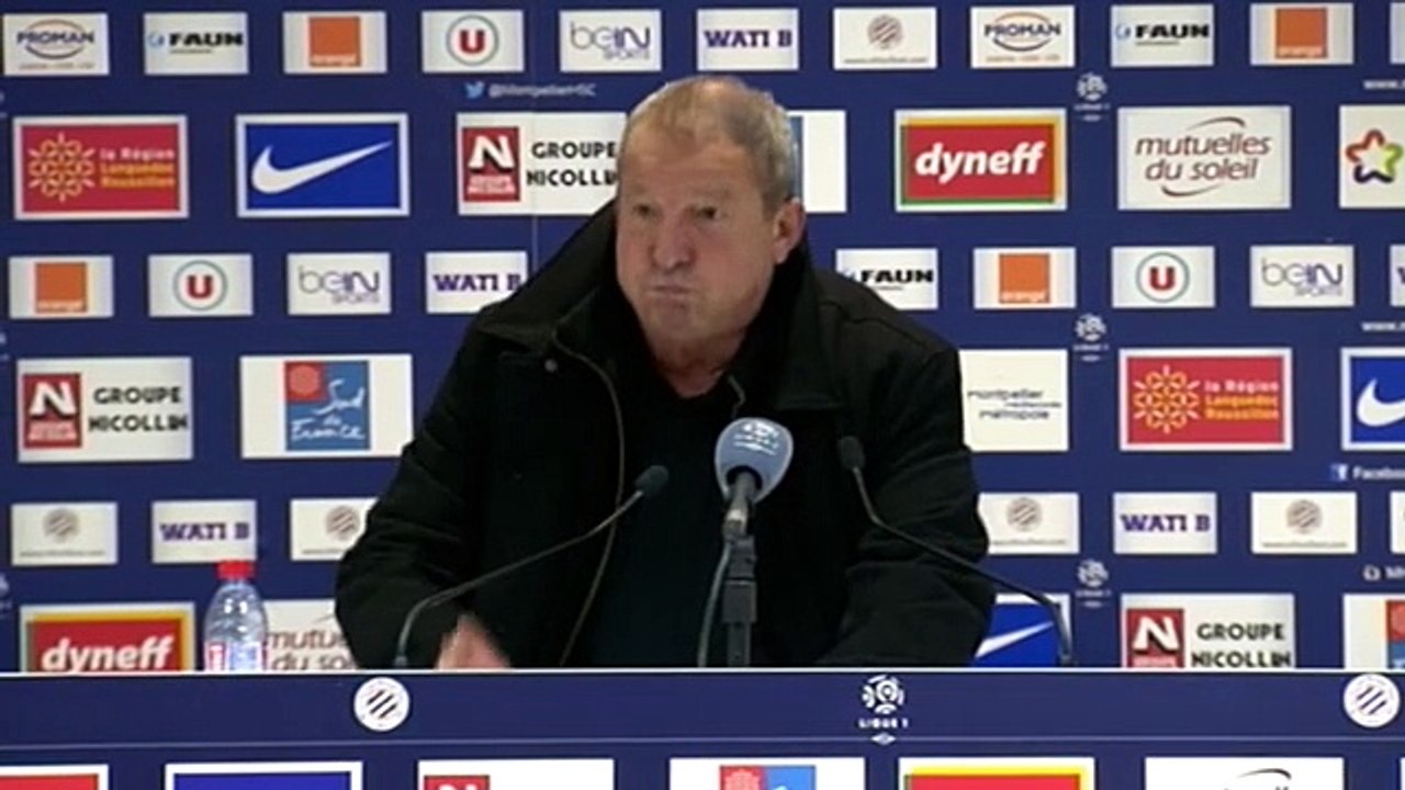 Rolland Courbis après MHSC 0-2 GFCA