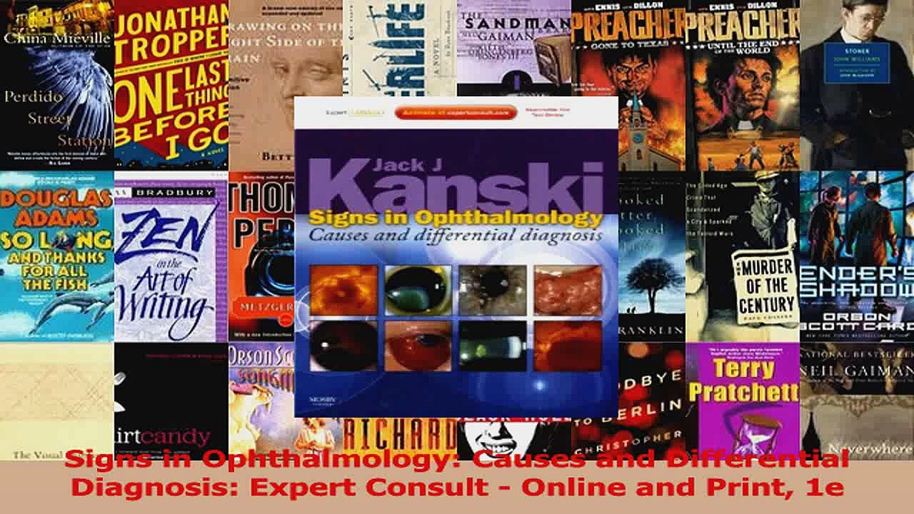 PDF Download  Signs in Ophthalmology Causes and Differential Diagnosis Expert Consult  Online and Download Full Ebook