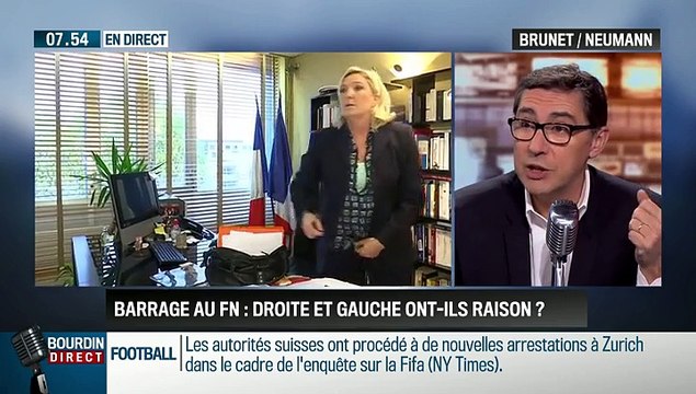 Brunet & Neumann: Régionales: Gauche et droite ont-elles raison de faire barrage au FN ? - 03/12