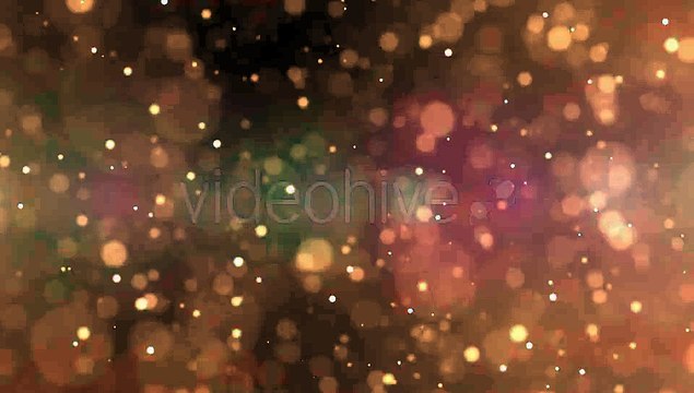Gold Particles Bokeh Background | Motion Graphics - Videohive template