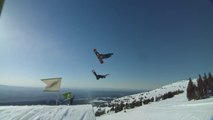 Descente en plan-séquence en snowboard au Peace Park 2015